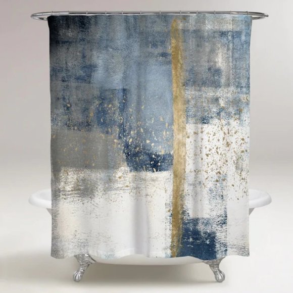 Oliver Gal Other - Abstract Decorative Shower Curtain